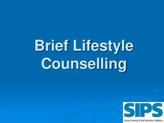 Brief Lifestyle Counselling
