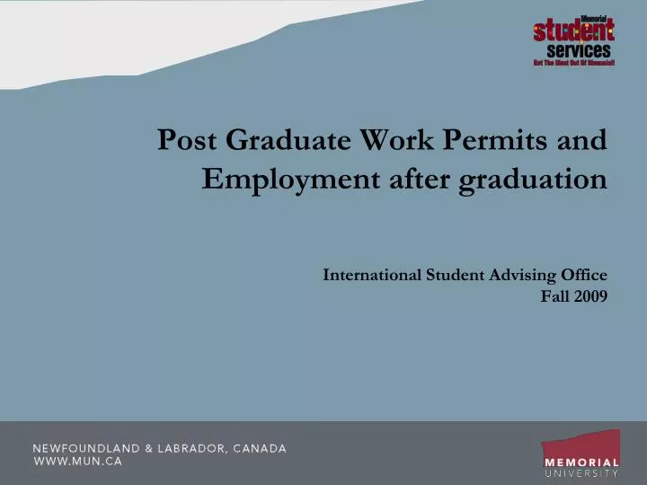 post graduate work permits and employment after graduation