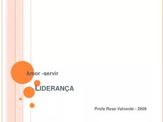 lideran a