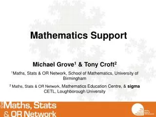 Mathematics Support