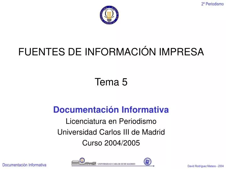 fuentes de informaci n impresa