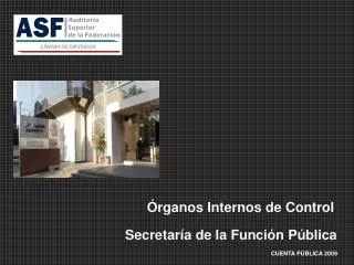 rganos internos de control