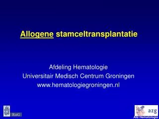 allogene stamceltransplantatie