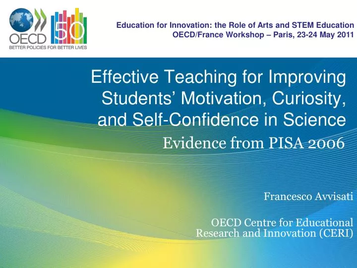 effective teaching for improving students motivation curiosity and self confidence in science