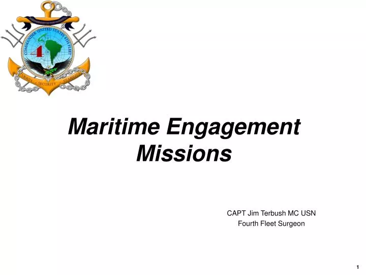 maritime engagement missions