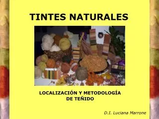 tintes naturales