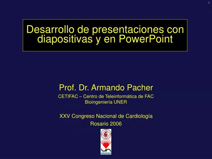 d esarrollo de presentaciones con diapositivas y en powerpoint