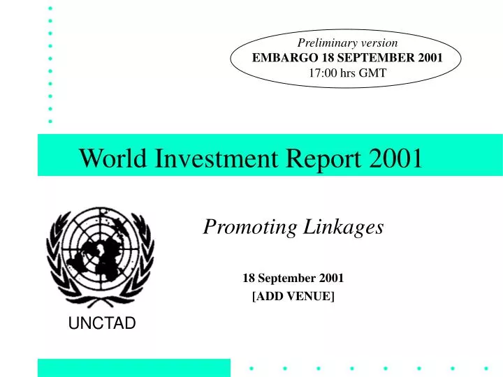 world investment report 2001