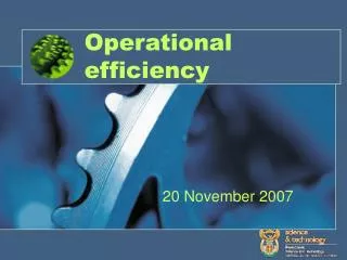 Operational efficiency
