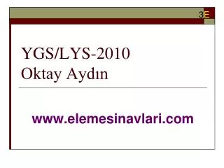 ygs lys 2010 oktay ayd n