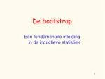 De bootstrap Een fundamentele inleiding in de inductieve statistiek - slide 1