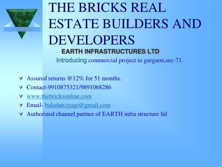 the bricks real estate builders and developers