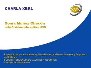 charla xbrl