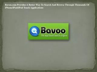Bavoo.com Provides A Better Way To Search And Browse Through
