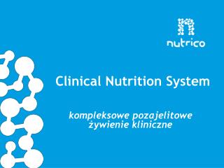 Clinical Nutrition System