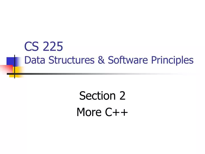 cs 225 data structures software principles