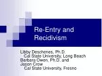 Re-Entry and Recidivism - slide 1
