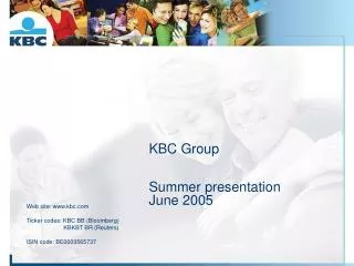 KBC Group Summer presentation June 2005