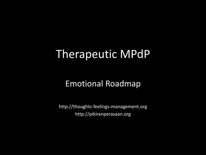 therapeutic mpdp