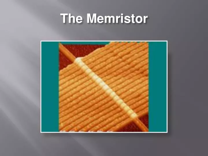 the memristor