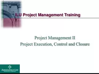 ILU Project Management Training