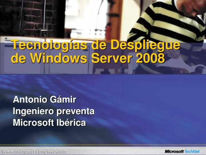 tecnolog as de despliegue de windows server 2008