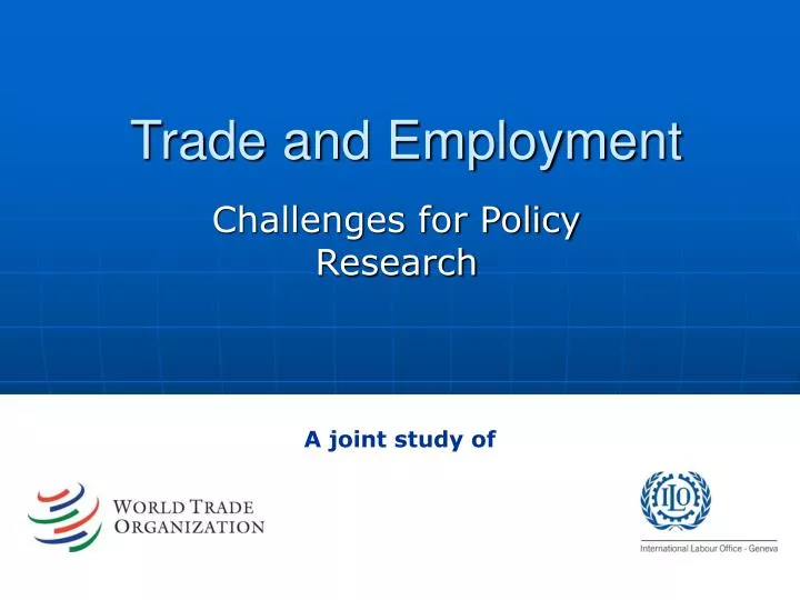 trade and employment