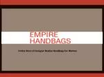 Empire Handbags - Women's Designer Replica Handbags - slide 1