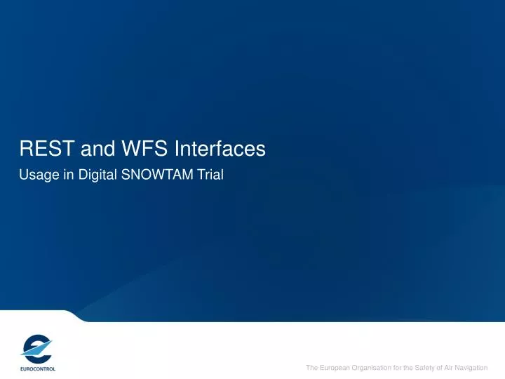 rest and wfs interfaces