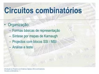 circuitos combinat rios