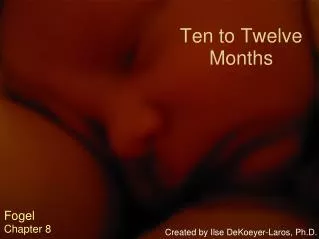 Ten to Twelve Months