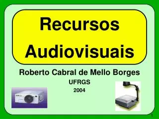 recursos audiovisuais