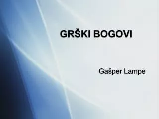 gr ki bogovi