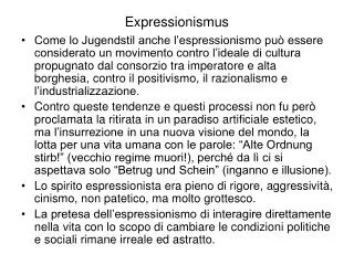 expressionismus