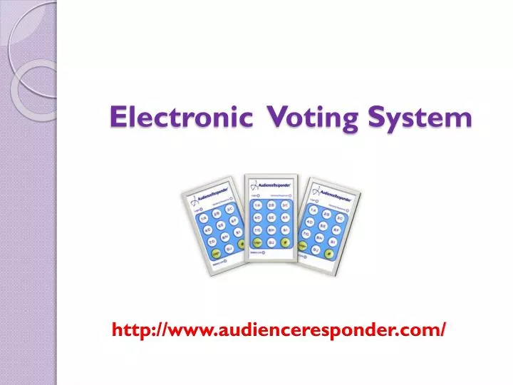 electronic voting system
