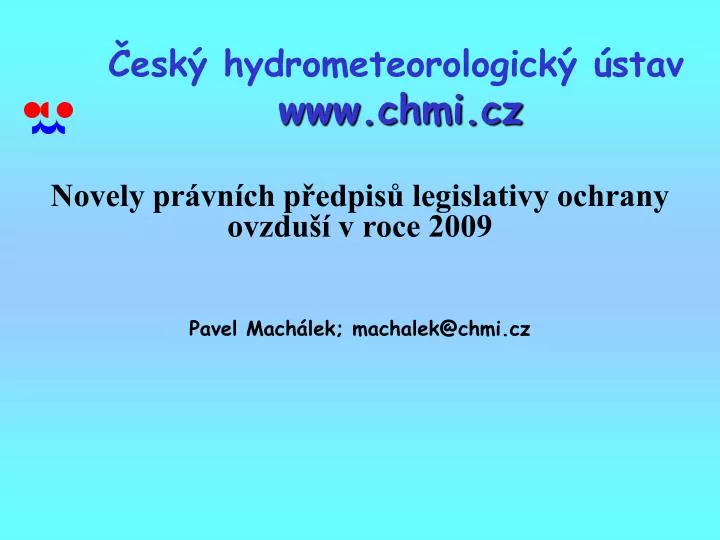esk hydrometeorologick stav www chmi cz