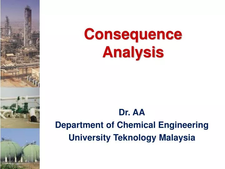 consequence analysis