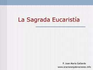 la sagrada eucarist a