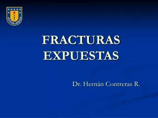 fracturas expuestas