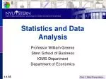 Data Presentation Essentials: Understanding and Analyzing Statistics - slide 1