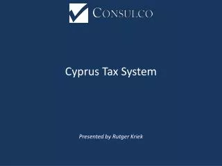 Cyprus Tax System
