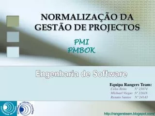normaliza o da gest o de projectos