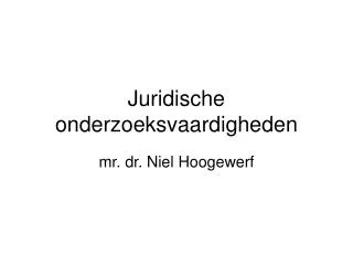 Juridische onderzoeksvaardigheden