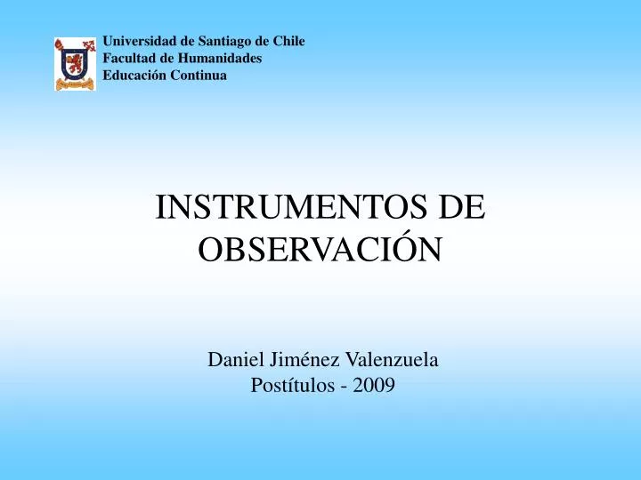 instrumentos de observaci n