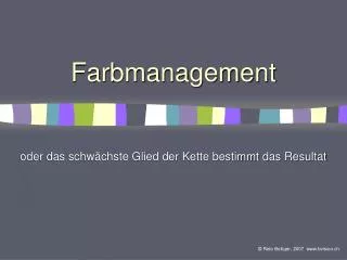 farbmanagement