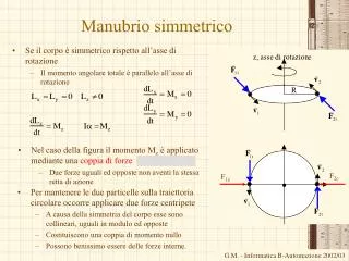 manubrio simmetrico