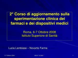 Lucia Lambiase – Novartis Farma
