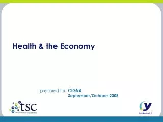 Health &amp; the Economy
