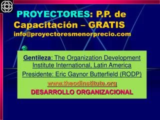 PROYECTORES : P.P. de Capacitación – GRATIS info@proyectoresmenorprecio.com