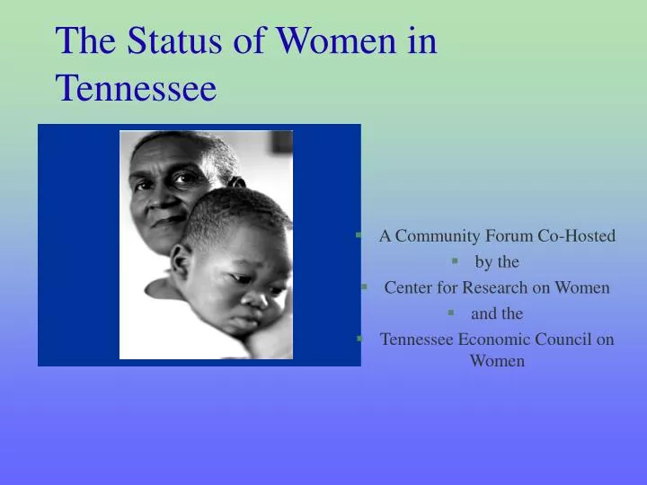 the status of women in tennessee